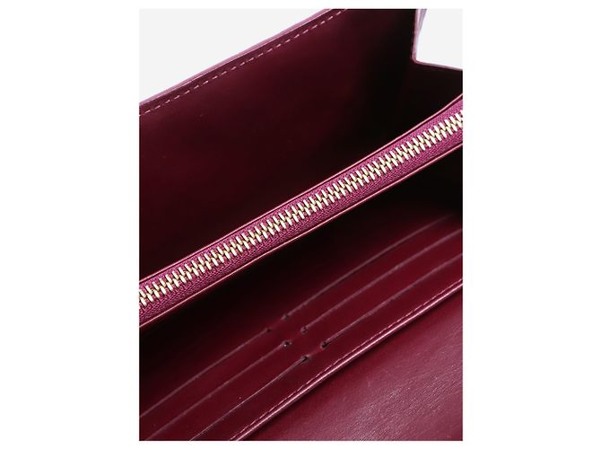 Louis Vuitton Red Sarah monogram vernis wallet - view 5