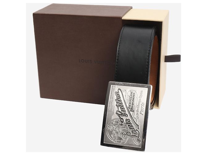 Louis Vuitton Cintura nera per accessori da viaggio Nero - vista 5