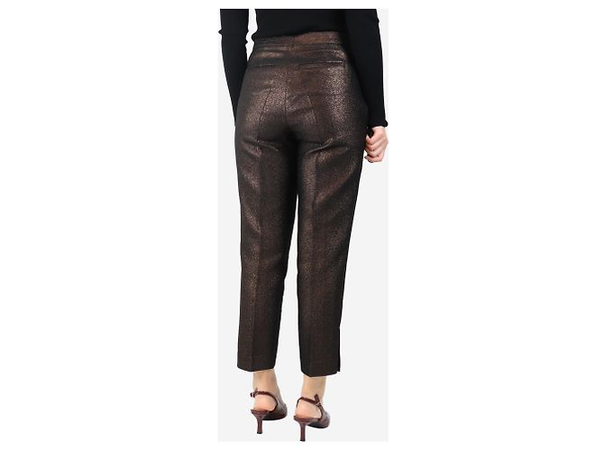 Strenesse Pantalones brillantes de bronce - talla UK 14 - vista 3