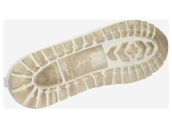 Marsèll Chaussures en cuir blanches à lacets - taille EU 38,5 - vue 6