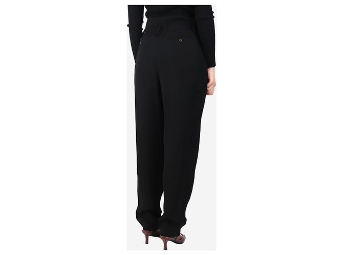 Iro Schwarze hochtaillierte Hose - Größe UK 12 - Ansicht 3