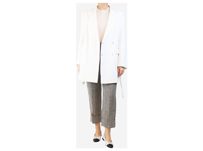 Iro Weißer oversized Blazer - Größe UK 10 - Ansicht 3