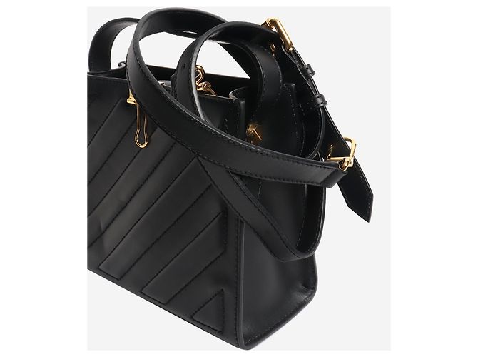 Off White Borsa Tote Cross 24 nera Nero - vista 9
