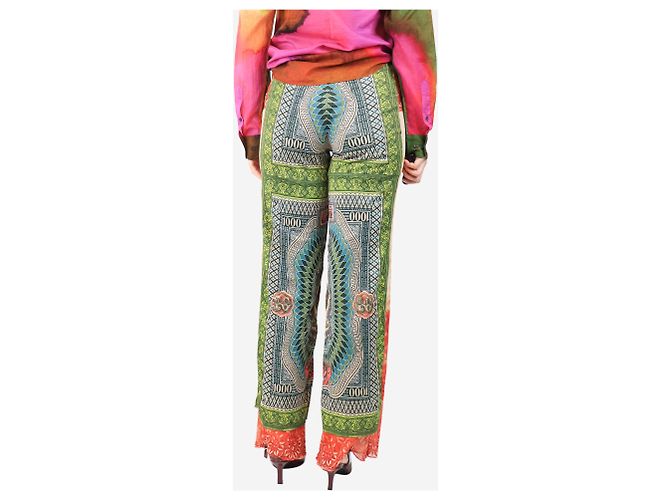 Jean Paul Gaultier Green De Banque Hose - Größe M Grün - Ansicht 3