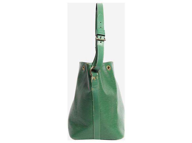 Louis Vuitton Borsa a secchiello Noe verde in pelle Epi - vista 2