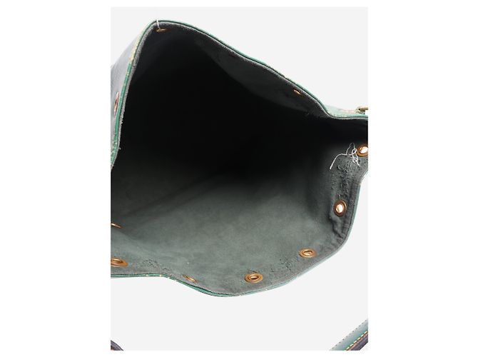 Louis Vuitton Borsa a secchiello Noe verde in pelle Epi - vista 7