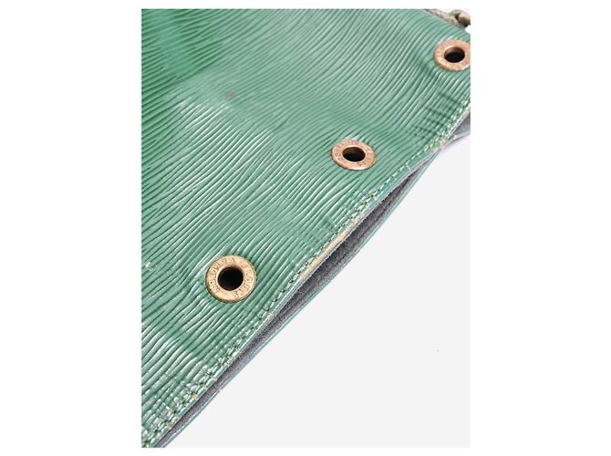 Louis Vuitton Borsa a secchiello Noe verde in pelle Epi - vista 8