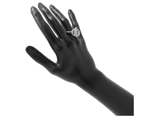 Ring Anello in Argento Hermès Echapee MM - vista 4