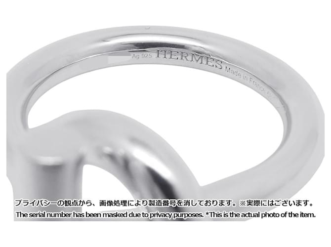 Ring Anello in Argento Hermès Echapee MM - vista 6