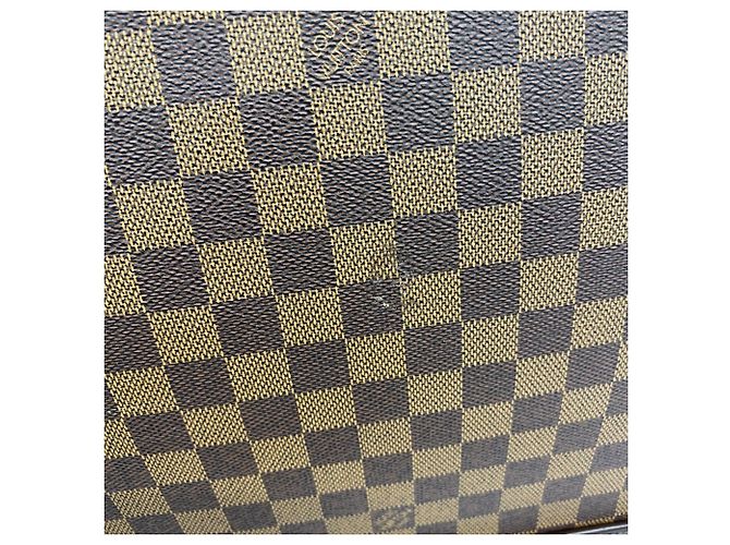 Borsa Louis Vuitton Damier Greenwich PM Ebano Damier ebene - vista 11