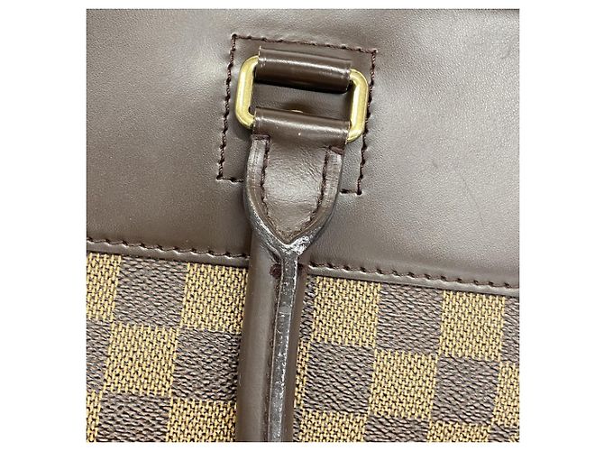 Borsa Louis Vuitton Damier Greenwich PM Ebano Damier ebene - vista 15
