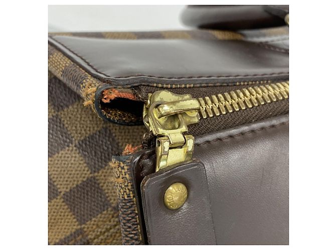 Borsa Louis Vuitton Damier Greenwich PM Ebano Damier ebene - vista 9