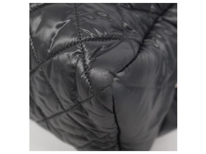 Chanel Cambon Nylon Rucksack Schwarz - Ansicht 6