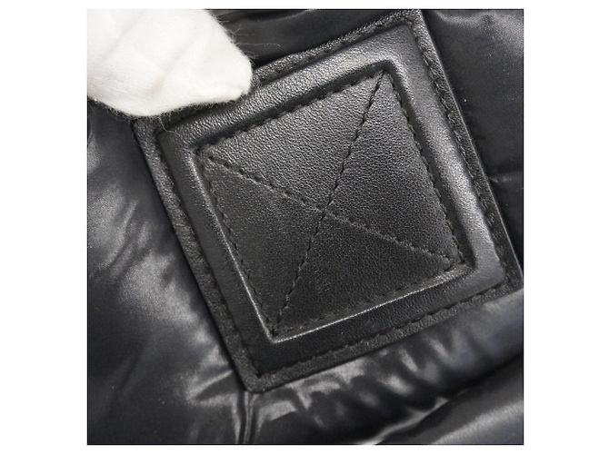 Chanel Cambon Nylon Rucksack Schwarz - Ansicht 8