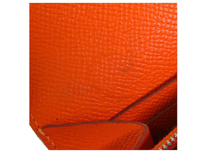 Cartera Longa Kelly Epsom Naranja Hermès - vista 10