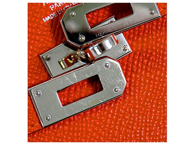 Cartera Longa Kelly Epsom Naranja Hermès - vista 6