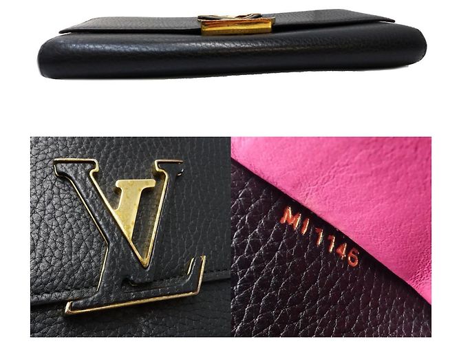 Cartera Larga Louis Vuitton en Noir Negro - vista 9