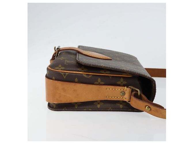 Borsa Cartouchiere Monogram Canvas MM Louis Vuitton Marrone - vista 3