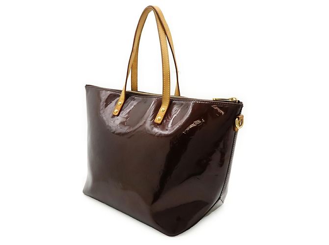 Louis Vuitton Monogram Vernis Bellevue GM Tote Bag Rot Bordeaux - Ansicht 3