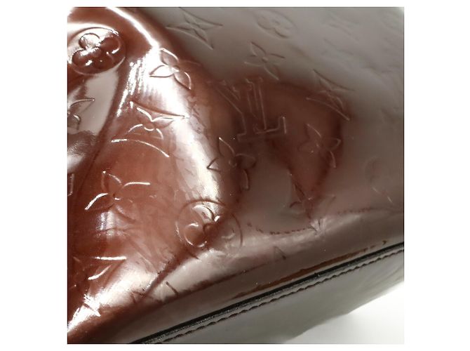 Louis Vuitton Monogram Vernis Bellevue GM Tote Bag Rot Bordeaux - Ansicht 9
