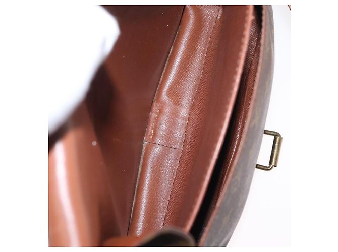 Borsa Cartouchiere Louis Vuitton Monogram Canvas MM Marrone - vista 5