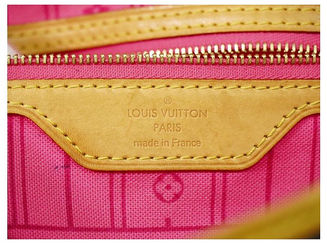 Neverfull Tote von Louis Vuitton Limited Edition Monogram Roses MM Braun - Ansicht 5