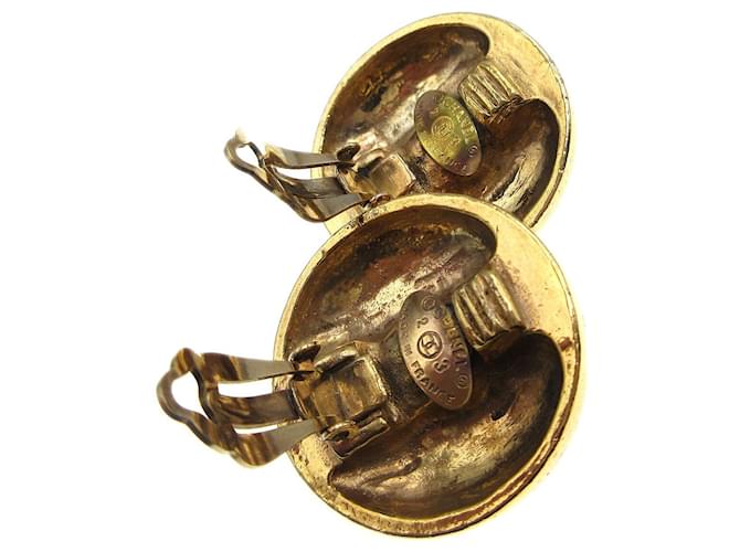 Chanel CC Round Metal and Crystal D'oro - vista 2