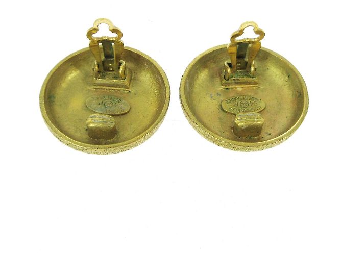 Chanel CC Round Metal D'oro - vista 2