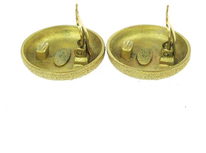 Chanel CC Round Metal D'oro - vista 3