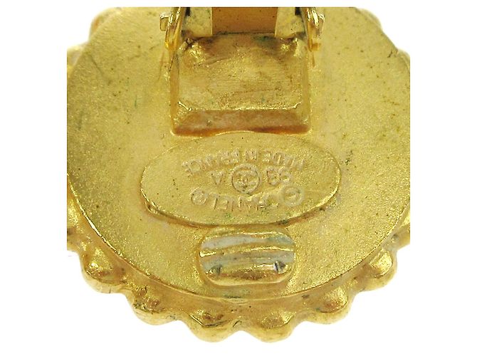 Chanel CC Round Metal D'oro - vista 3
