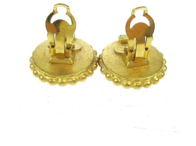 Chanel CC Round Metal D'oro - vista 4