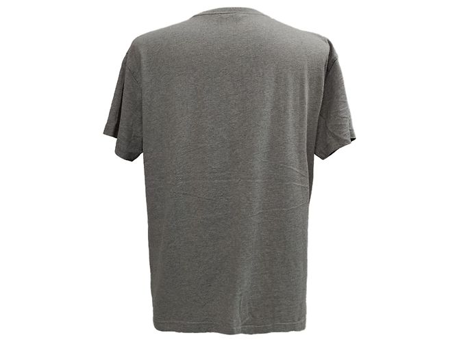 Camiseta de algodón gris con estampado del logo Jacquemus - vista 3