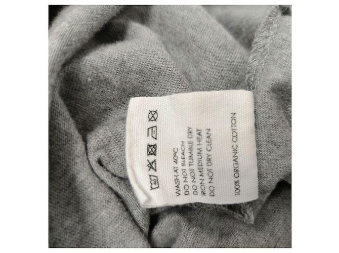 Camiseta de algodón gris con estampado del logo Jacquemus - vista 4