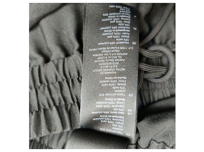 Schwarze Mini-Shorts aus Polyester mit Onyx-Kristallverzierungen von Sandro - Ansicht 4