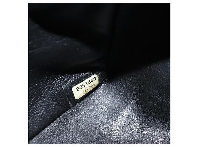 Chanel Vintage Quadrat CC Umhängetasche aus gestepptem Lammleder Medium Beige - Ansicht 7