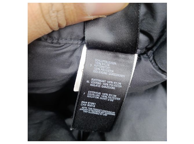 Chaleco de plumas con cremallera The North Face en nylon negro - vista 5