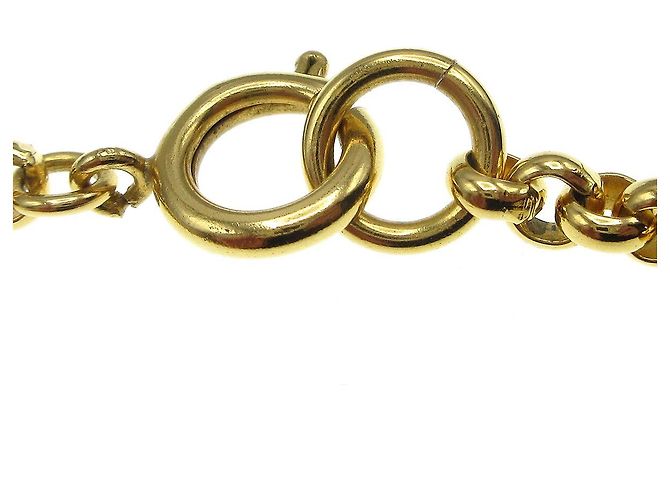 Pendente Cuore CC Chanel in metallo D'oro - vista 5