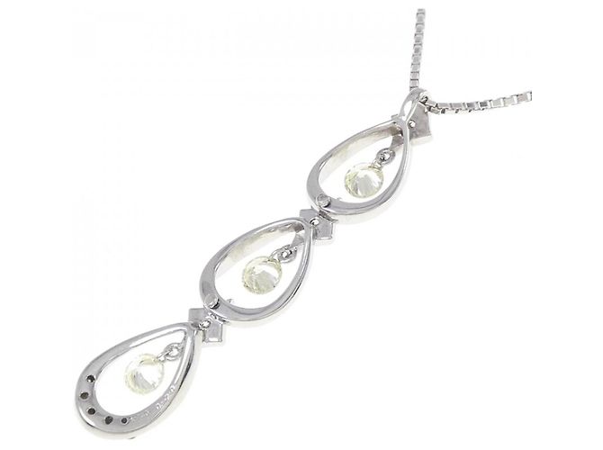 Autre Marque Collana di diamanti in oro bianco Au750 Argento - vista 4