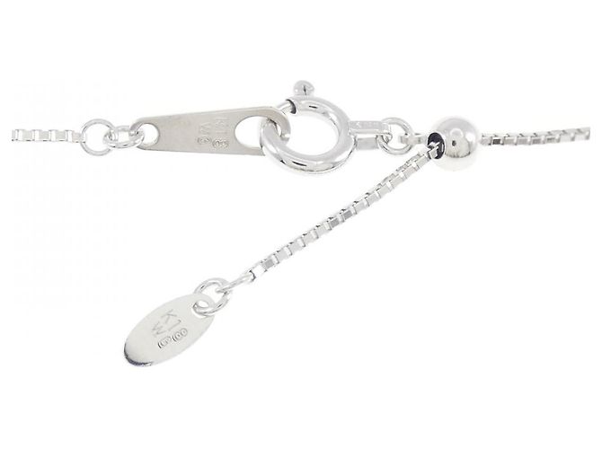 Autre Marque Collana in diamante in oro bianco Au750 a forma di cuore Argento - vista 5