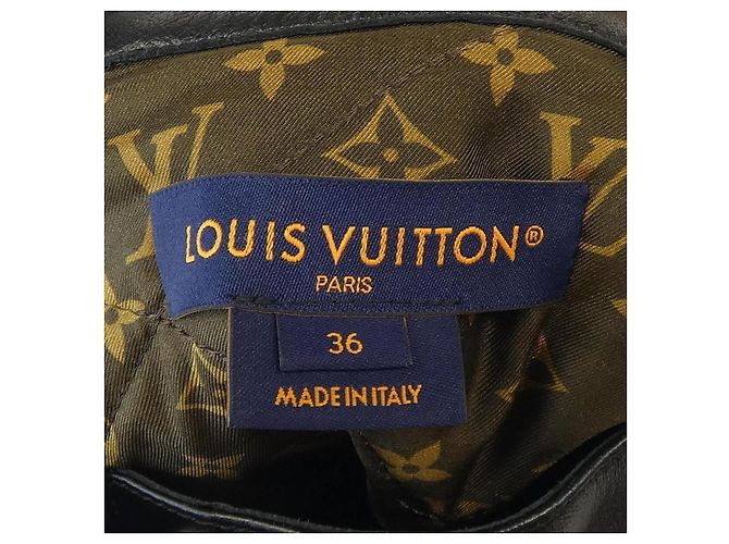 Chaqueta Riders de Piel de Ternera Louis Vuitton Plata - vista 5
