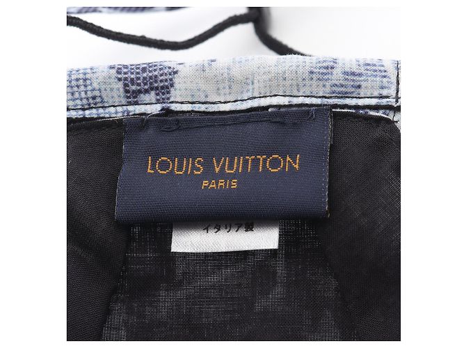 Louis Vuitton Monogram Wandteppich Baumwollzubehör Blau - Ansicht 5