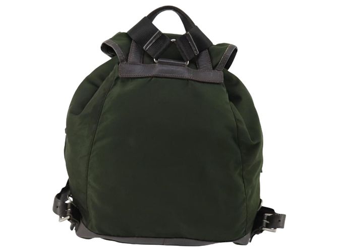 Off White Double Front Pocket Printed Canvas Khaki - view 2