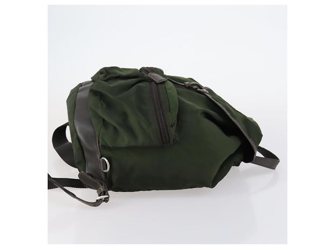 Off White Double Front Pocket Printed Canvas Khaki - view 3