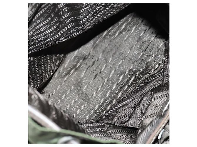 Off White Double Front Pocket Printed Canvas Khaki - view 5