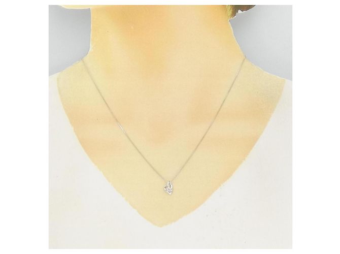 Autre Marque Collana in diamante in oro bianco Au750 Argento - vista 6