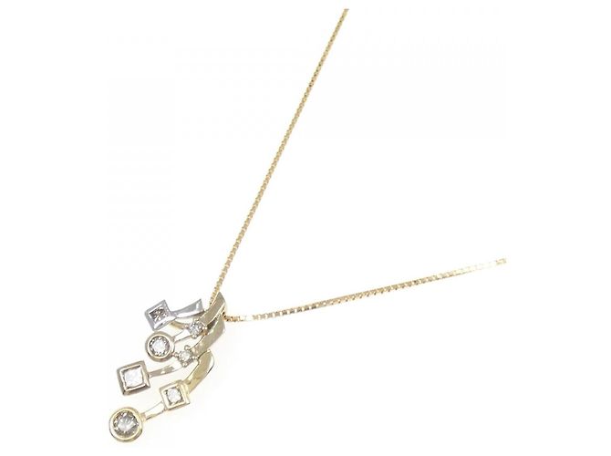 Autre Marque Collana di diamanti Au750/PT950 D'oro - vista 2