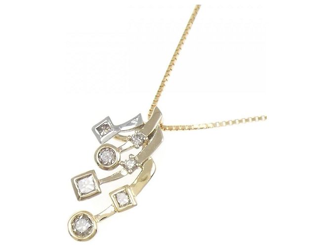 Autre Marque Collana di diamanti Au750/PT950 D'oro - vista 3