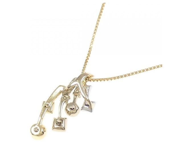Autre Marque Collana di diamanti Au750/PT950 D'oro - vista 4