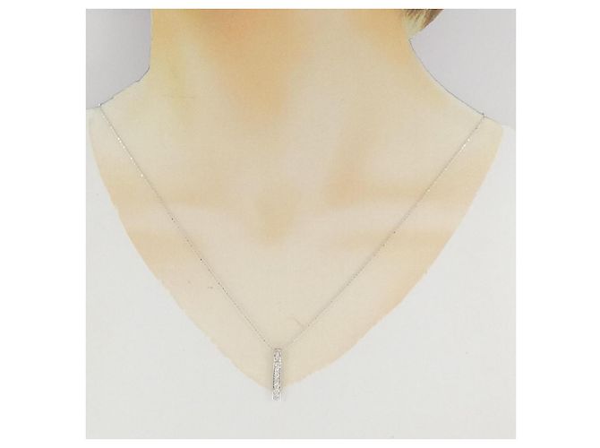 Autre Marque Collana di diamanti in oro bianco Au750 Argento - vista 6
