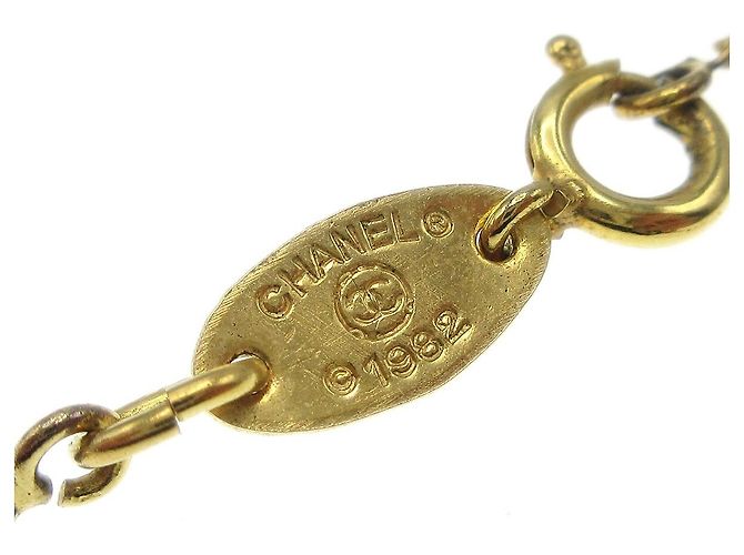 Pendente Chanel CC in metallo D'oro - vista 4